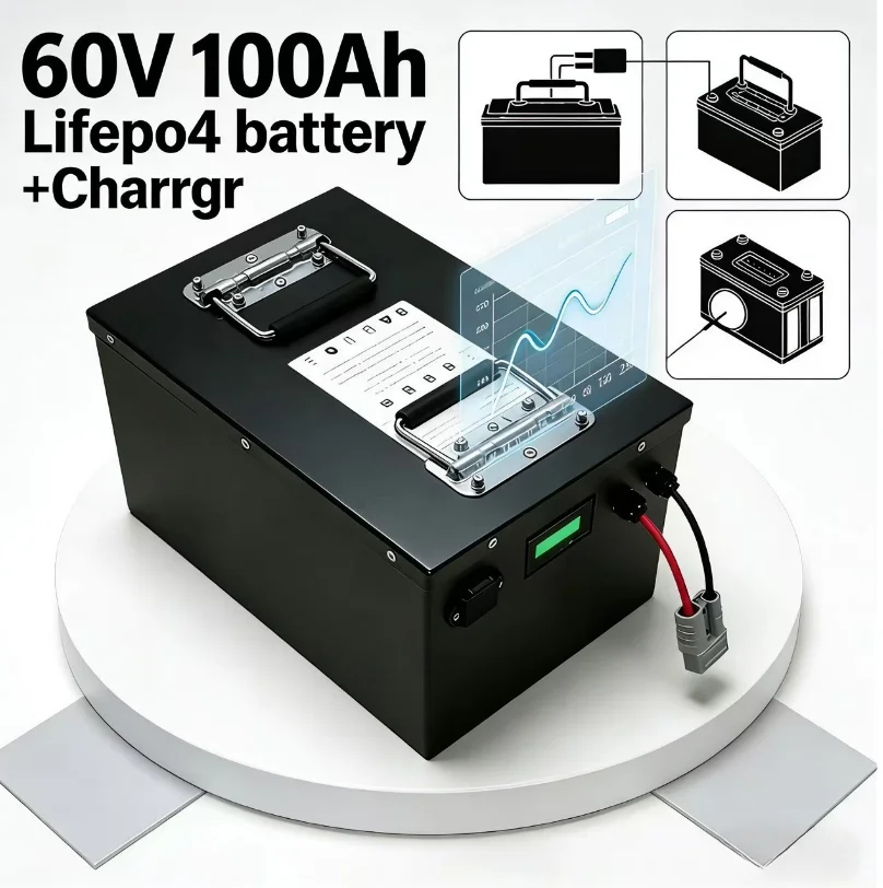 72V 60Ah Lifepo4 Battery Pack - Batería LiFePO4 de 60V 100Ah/120Ah/150Ah/200Ah |