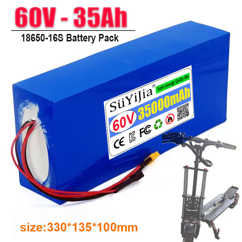 60V 30Ah Electric Scooter Battery - Paquete de Baterías de Iones de
