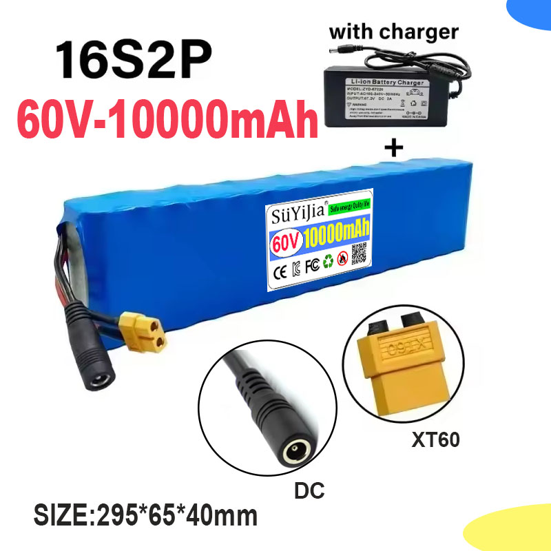 60V 30Ah Electric Scooter Battery - Paquete de Baterías de Iones de