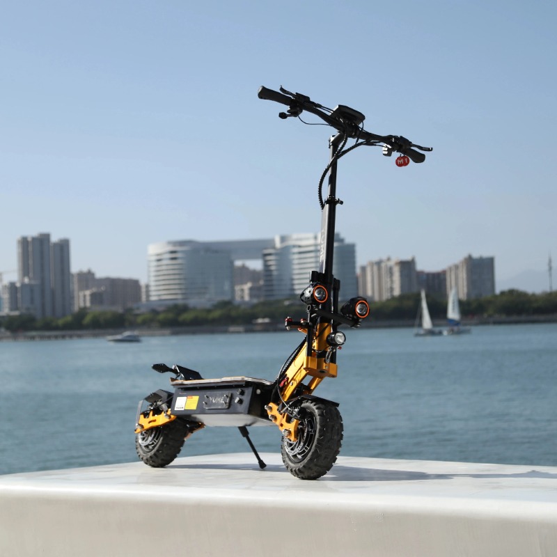 Scooter eléctrico de doble Mot - 60V 5600W Dual Motor Electric Scooter reseña y precio