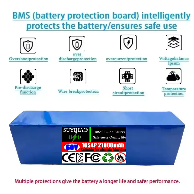 60V 21Ah nuevo paquete de bate - 60V 30Ah Electric Scooter Battery reseña y precio