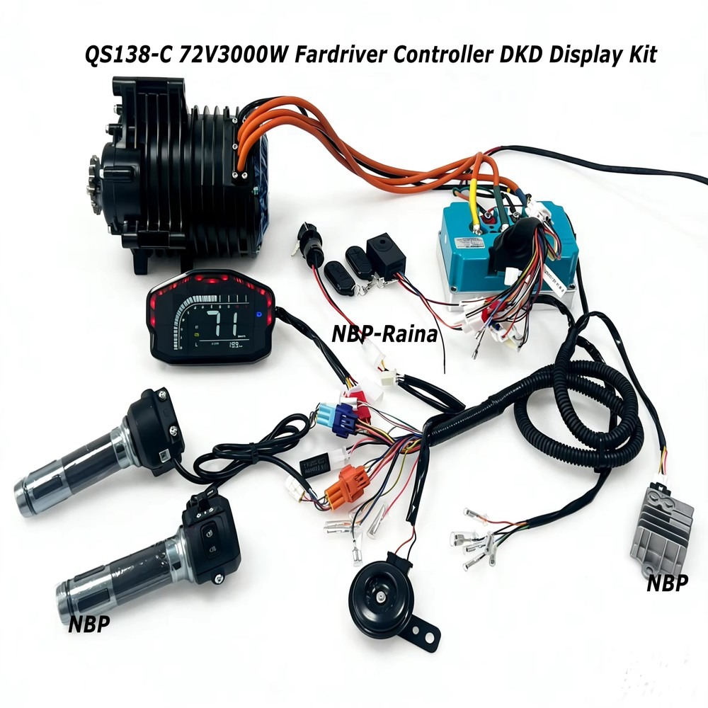 Kit de motor central de 72 V y - Mid Drive Motor Kit 72V 3000W reseña y precio